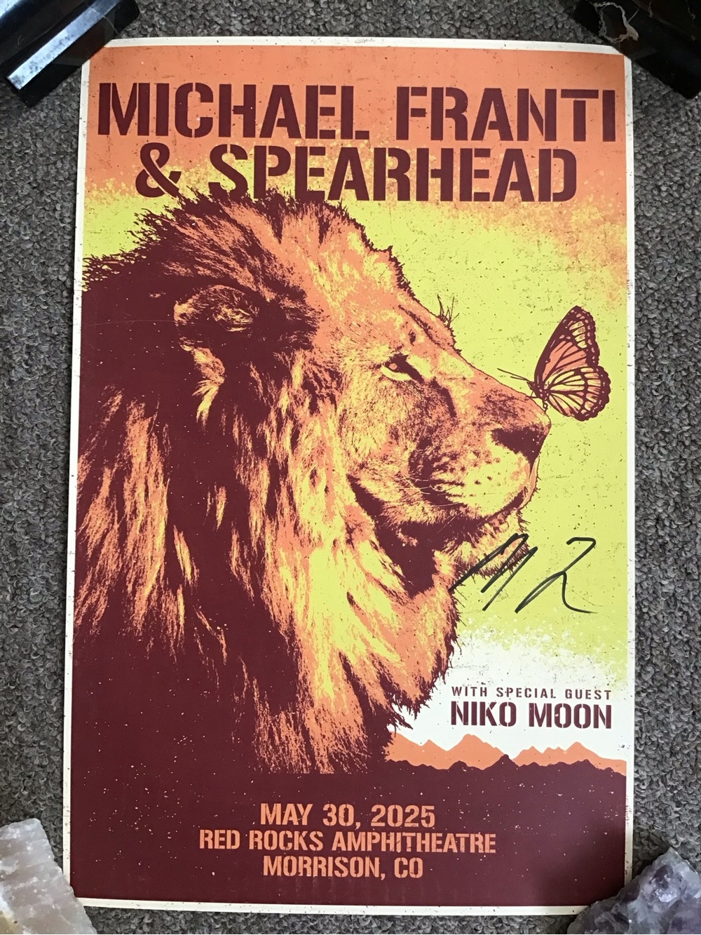 SIGNED! Michael Franti @ Red Rocks